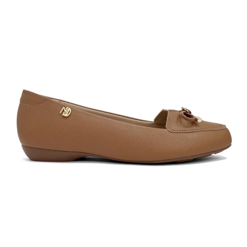 Detalhe - Sapato Modare Mocassim 7016.461 Camel