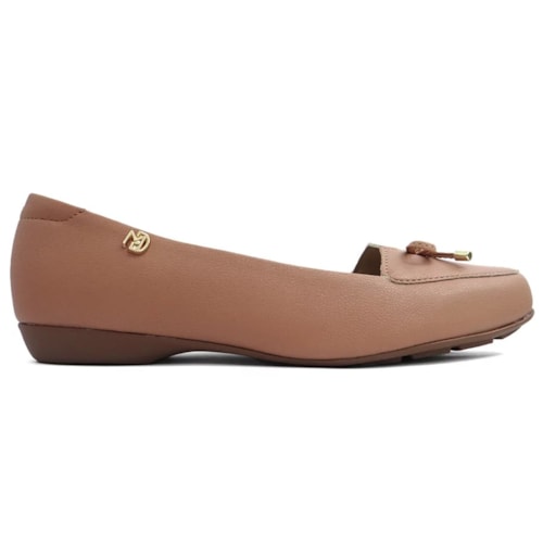 Detalhe - Sapato Modare Mocassim 7016.461 Nude