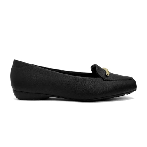 Detalhe - Sapato Modare Mocassim Ultraconforto 7016.484 Preto