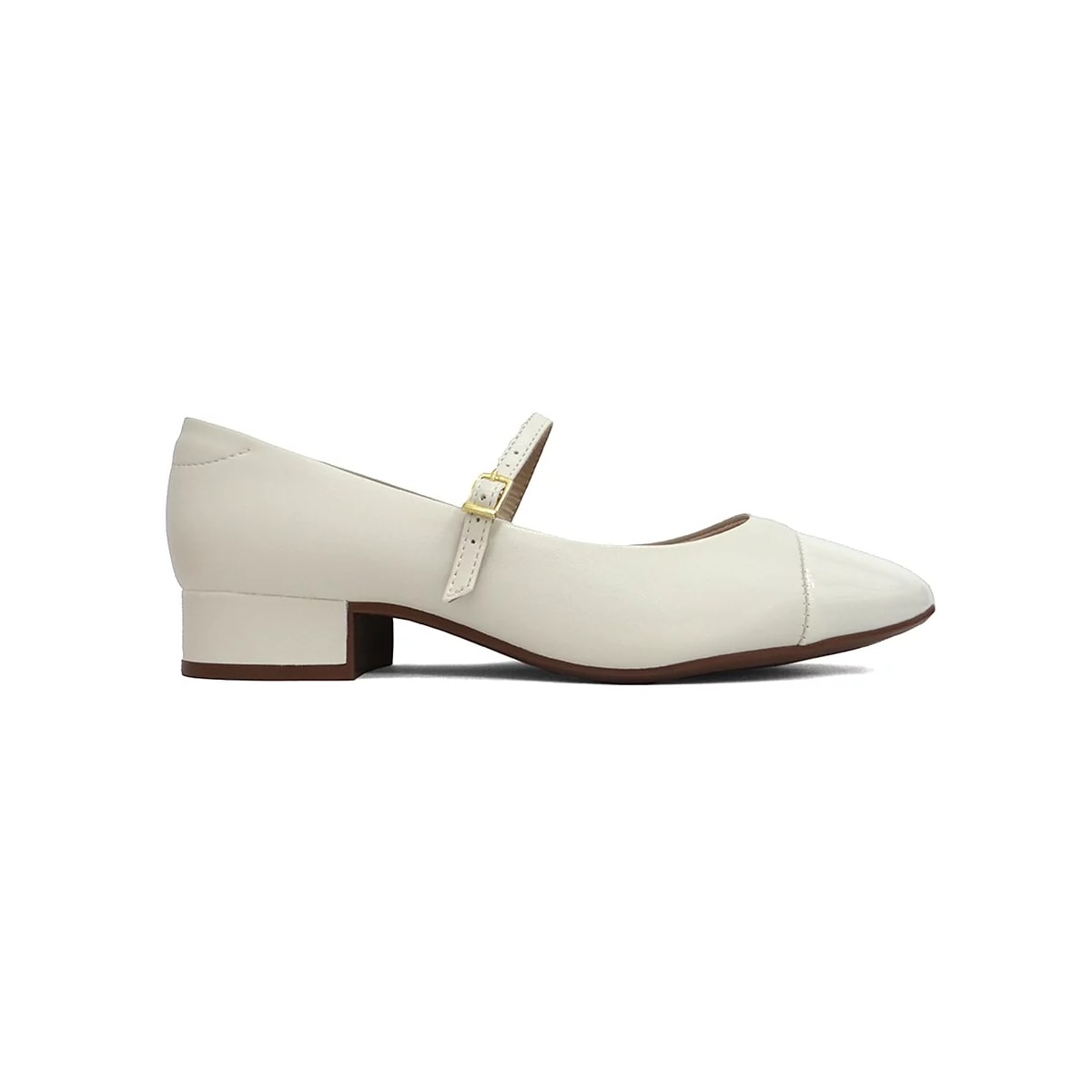 Sapato Moleca Boneca Salto Baixo 5795.103 Branco Off Sapato Moleca Boneca Salto Baixo 5795.103 Branco Off