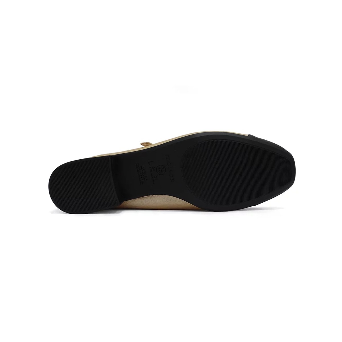 Sapato Moleca Boneca Salto Baixo 5795.103 Dourado/Preto