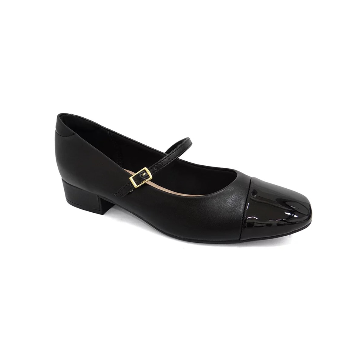 Sapato Moleca Boneca Salto Baixo 5795.103 Preto Sapato Moleca Boneca Salto Baixo 5795.103 Preto