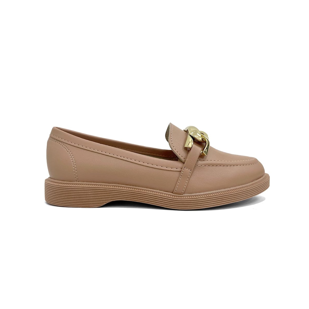 Sapato Moleca Mocassim 5666.110 Nude Sapato Moleca Mocassim 5666.110 Nude