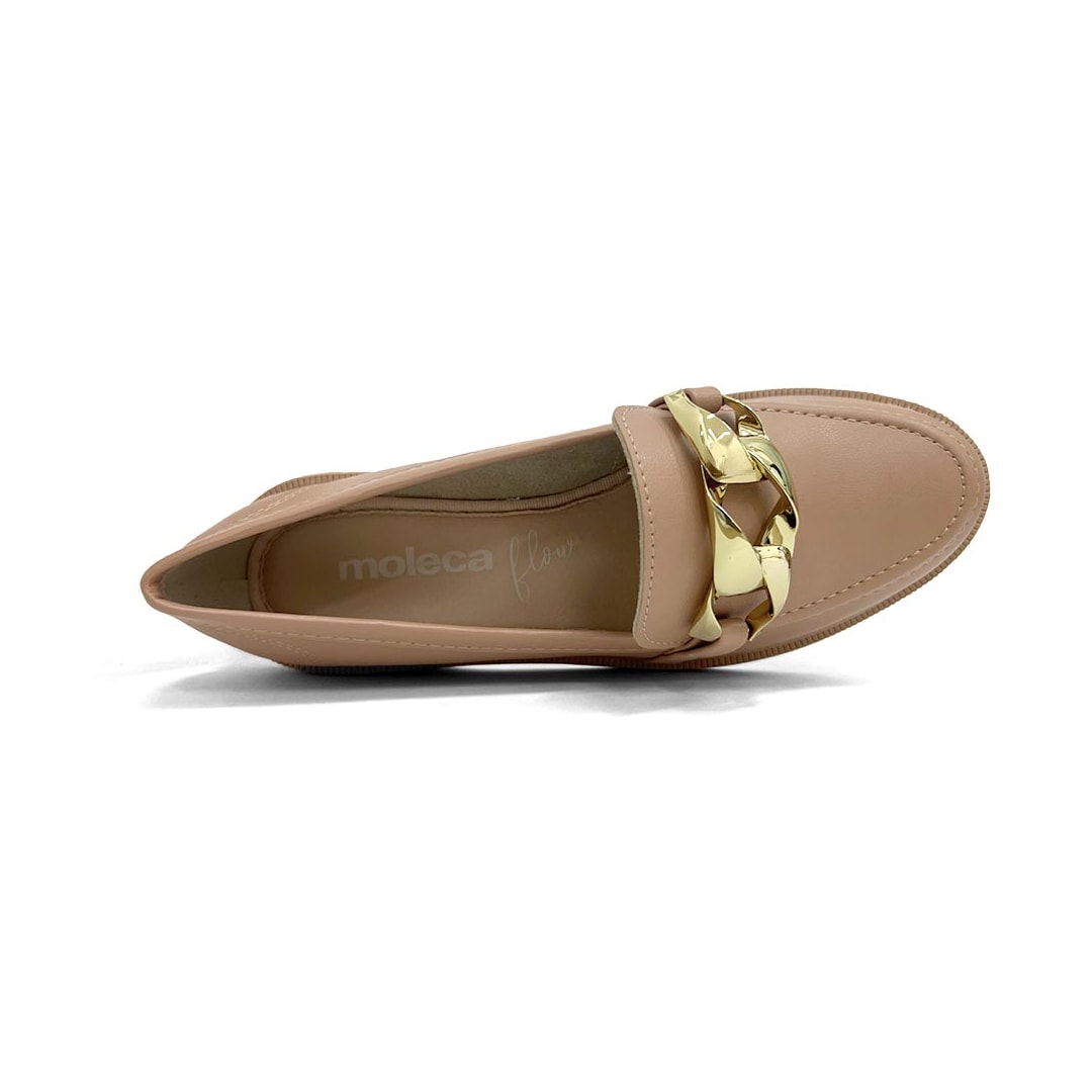Sapato Moleca Mocassim 5666.110 Nude