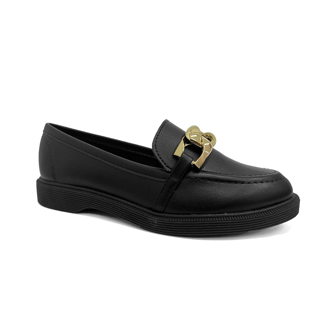 Sapato Moleca Mocassim 5666.110 Preto