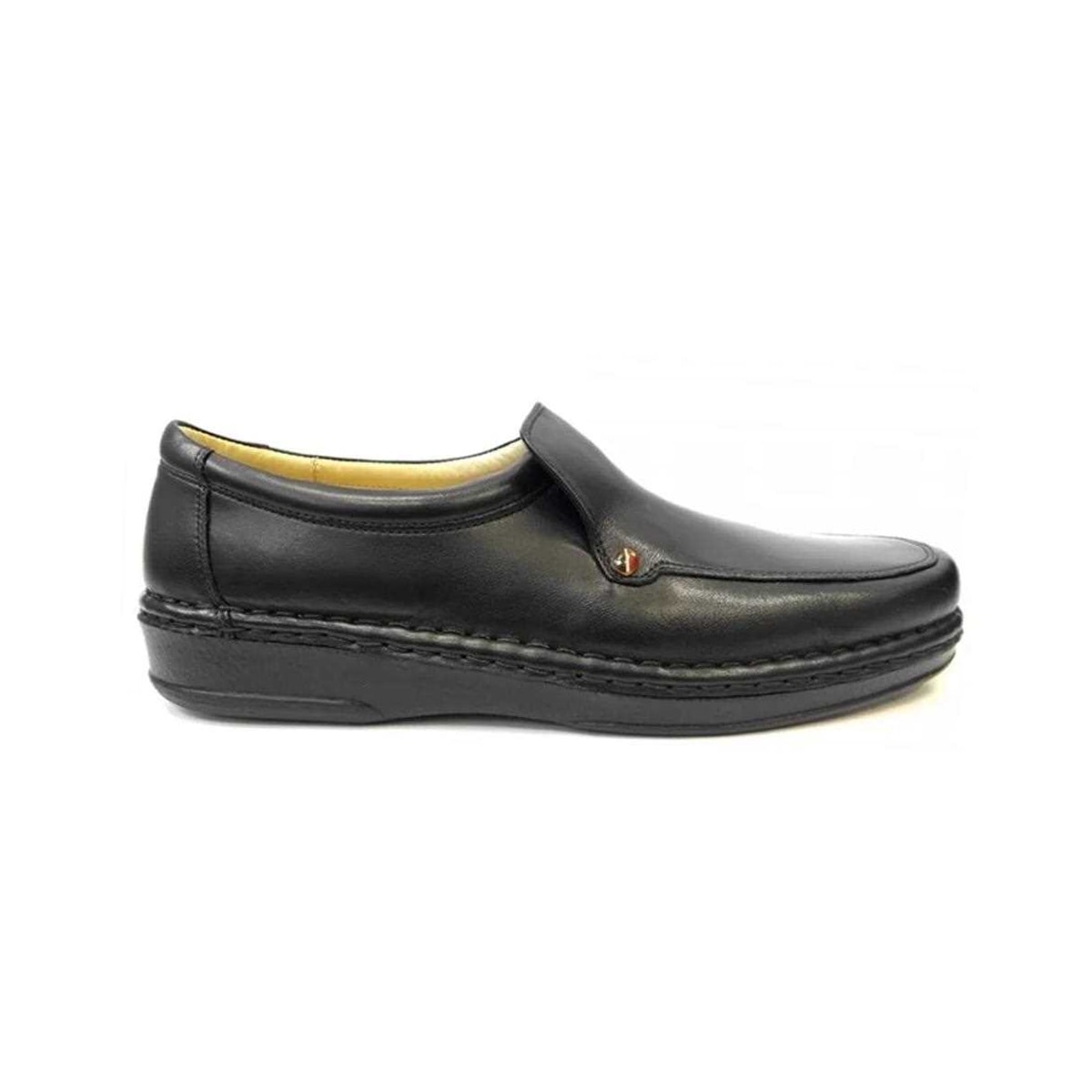 Sapato Opananken de Couro Anatômico 10101 Preto Sapato Opananken de Couro Anatômico 10101 Preto