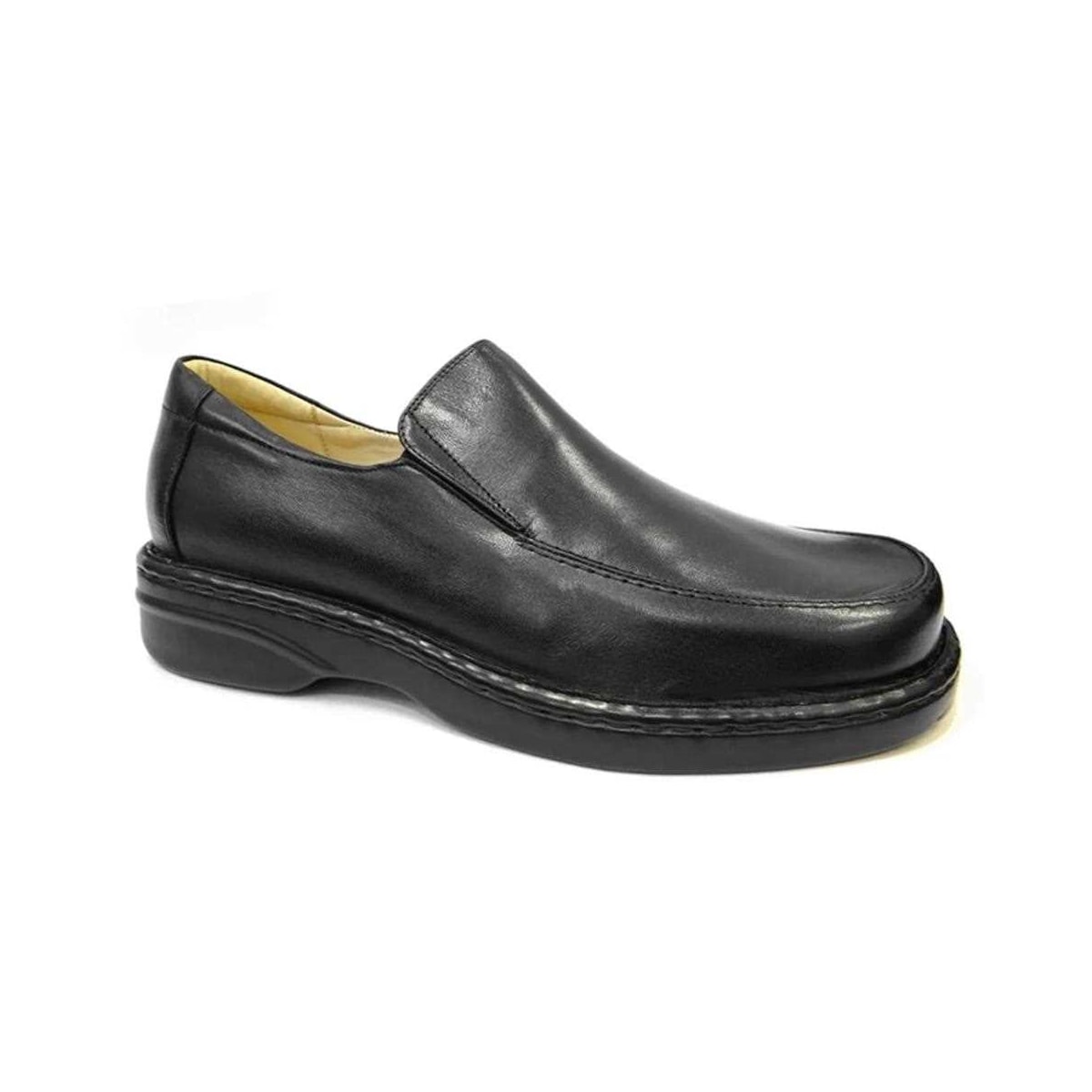 Sapato Opananken de Couro Anatômico 25523 Preto Sapato Opananken de Couro Anatômico 25523 Preto