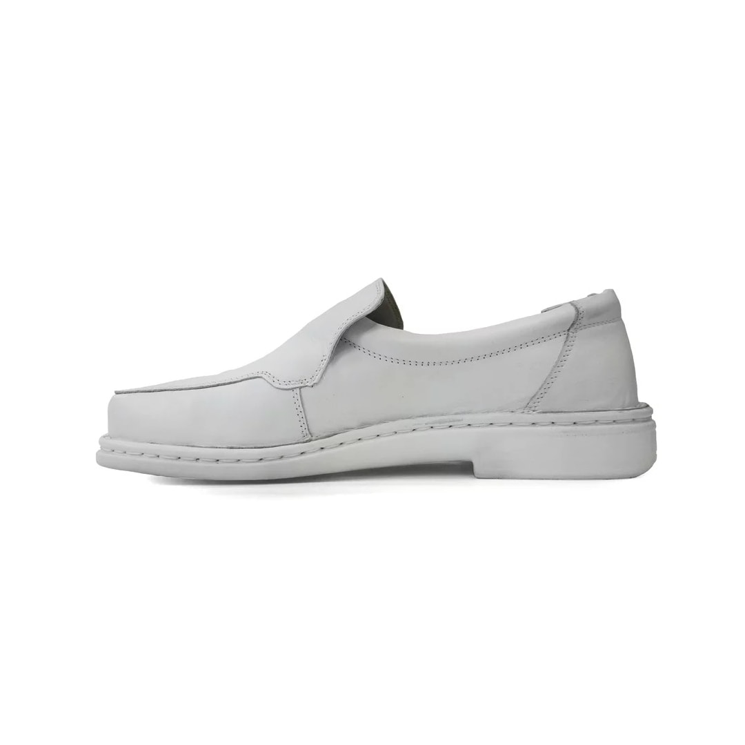 Sapato Opananken De Couro Anatômico 35501 Branco