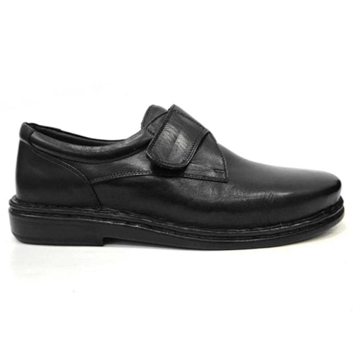 Sapato Opananken De Couro Anatomico 35506 Preto