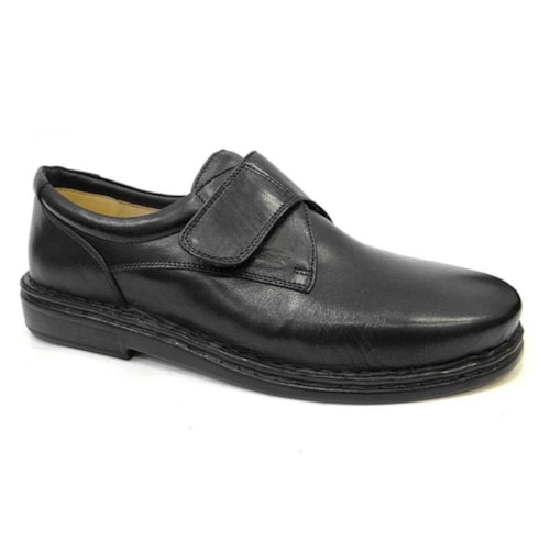 Sapato Opananken De Couro Anatomico 35506 Preto