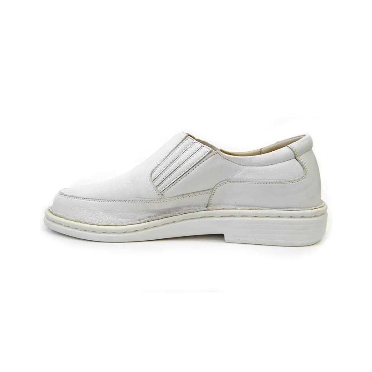 Sapato Opananken de Couro Anatômico 35517 Branco Sapato Opananken de Couro Anatômico 35517 Branco