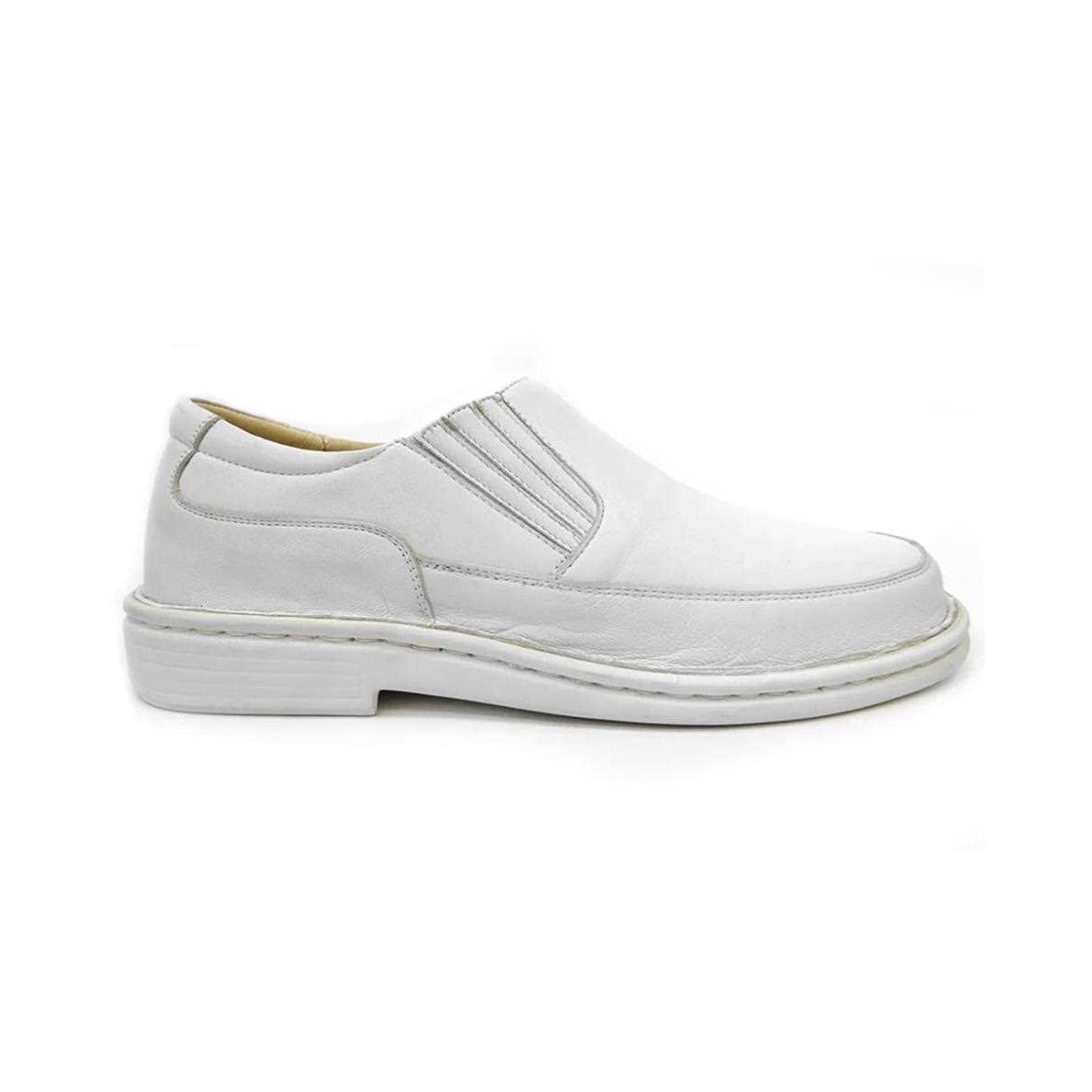 Sapato Opananken de Couro Anatômico 35517 Branco Sapato Opananken de Couro Anatômico 35517 Branco