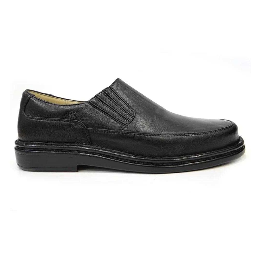 Sapato Opananken de Couro Anatômico 35517 Preto