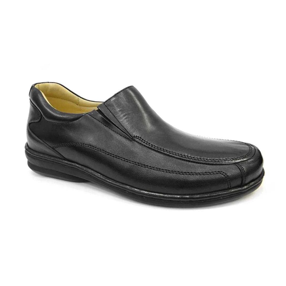 Sapato Opananken De Couro Anatômico 38525 Preto