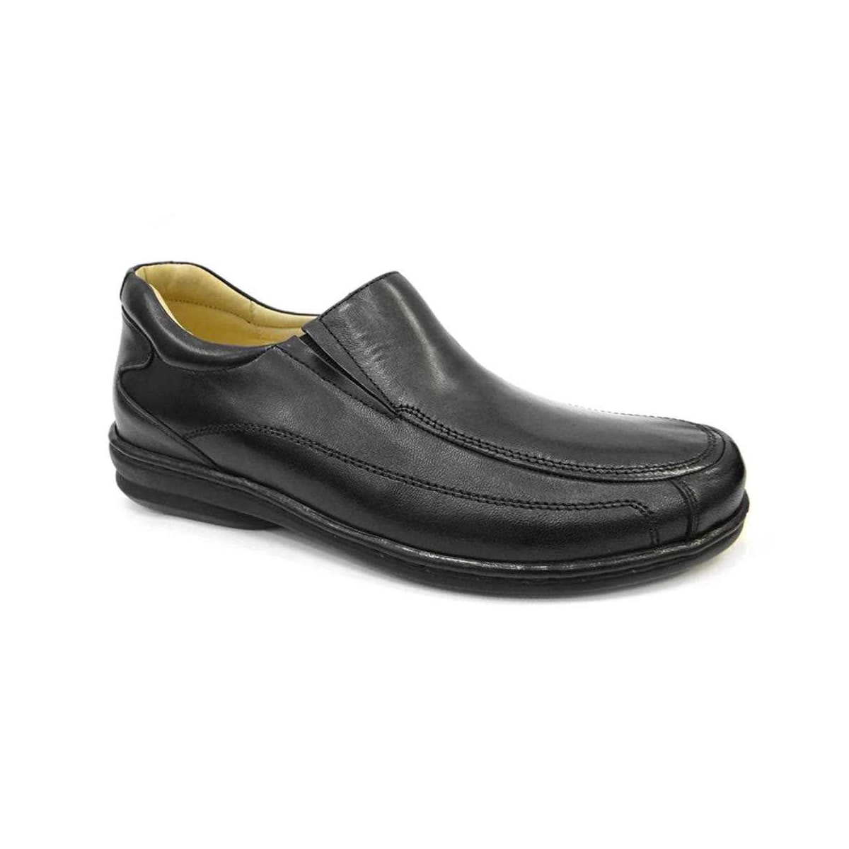 Sapato Opananken De Couro Anatômico 38525 Preto Sapato Opananken De Couro Anatômico 38525 Preto