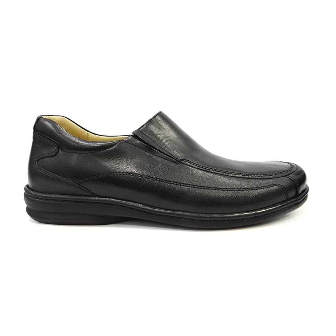 Sapato Opananken De Couro Anatômico 38525 Preto