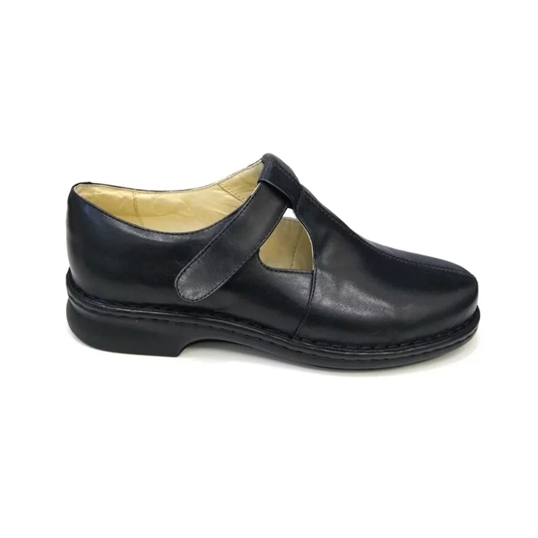 Sapato Opananken de Couro Anatômico 63902 Preto