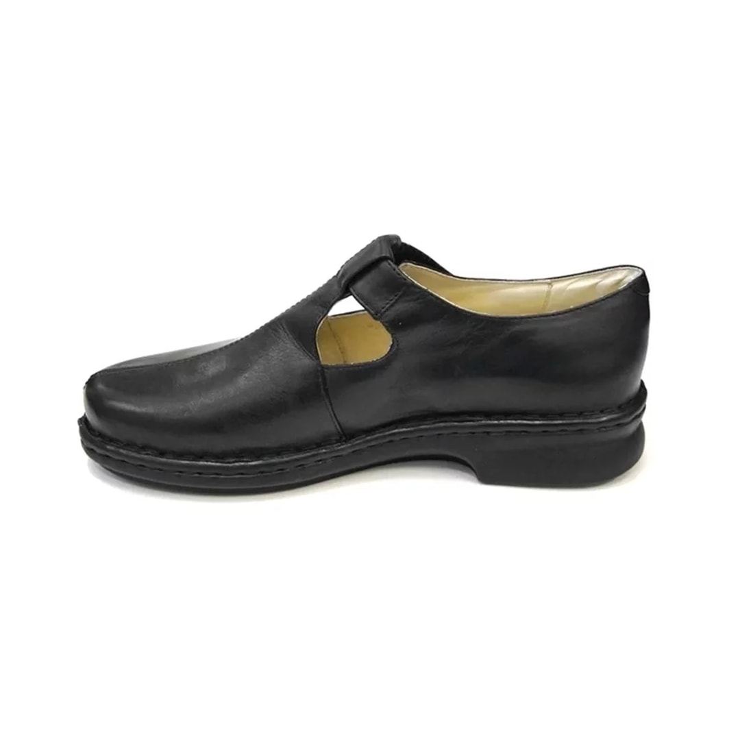 Sapato Opananken de Couro Anatômico 63902 Preto