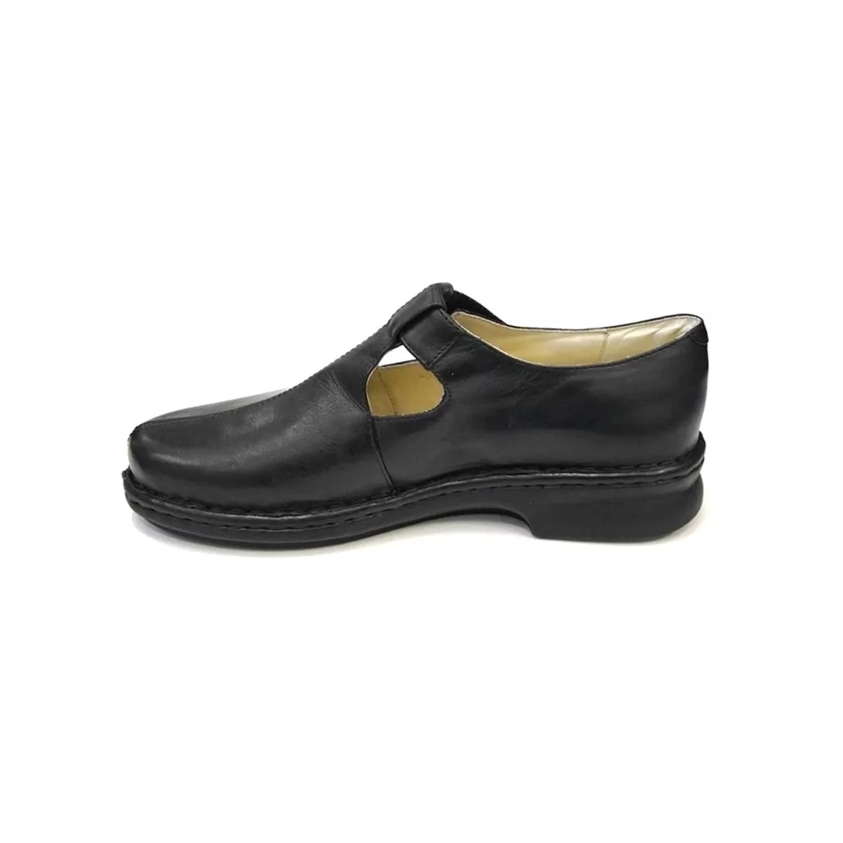 Sapato Opananken de Couro Anatômico 63902 Preto