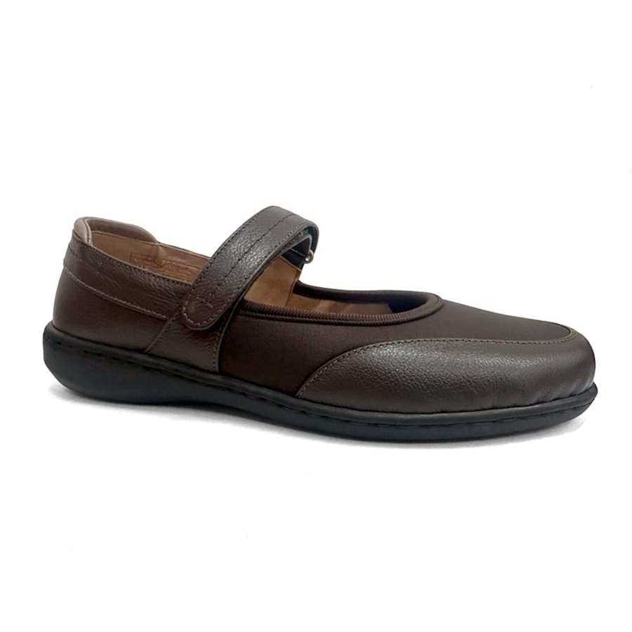 Sapato Opananken Feminino Couro Anatomico 63811 Café/Fendi Sapato Opananken Feminino Couro Anatomico 63811 Café/Fendi