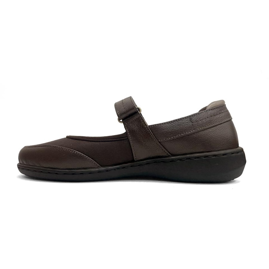 Sapato Opananken Feminino Couro Anatomico 63811 Café/Fendi Sapato Opananken Feminino Couro Anatomico 63811 Café/Fendi
