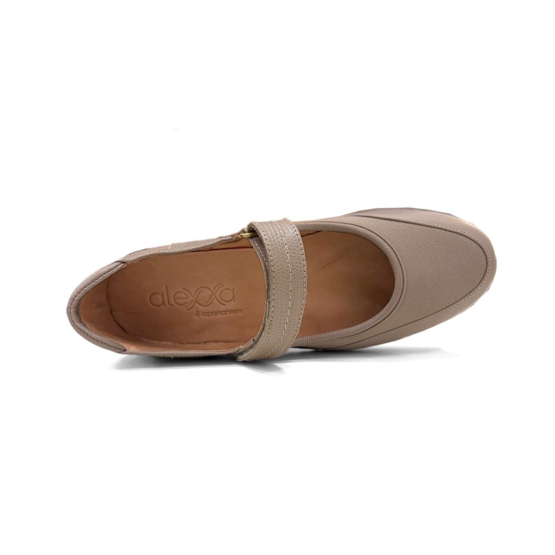 Sapato Opananken Feminino Couro Anatômico 63811 Fendi