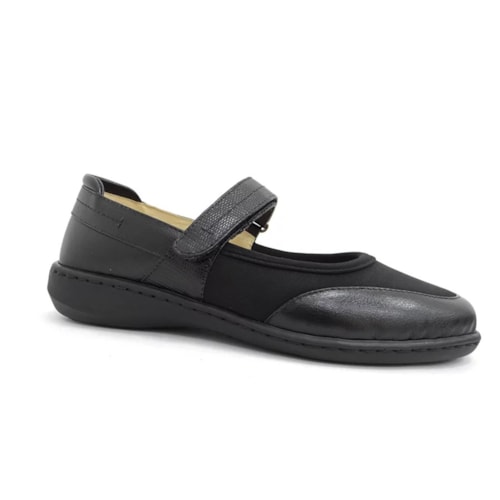 Sapato Opananken Feminino Couro Anatômico 63811 Preto