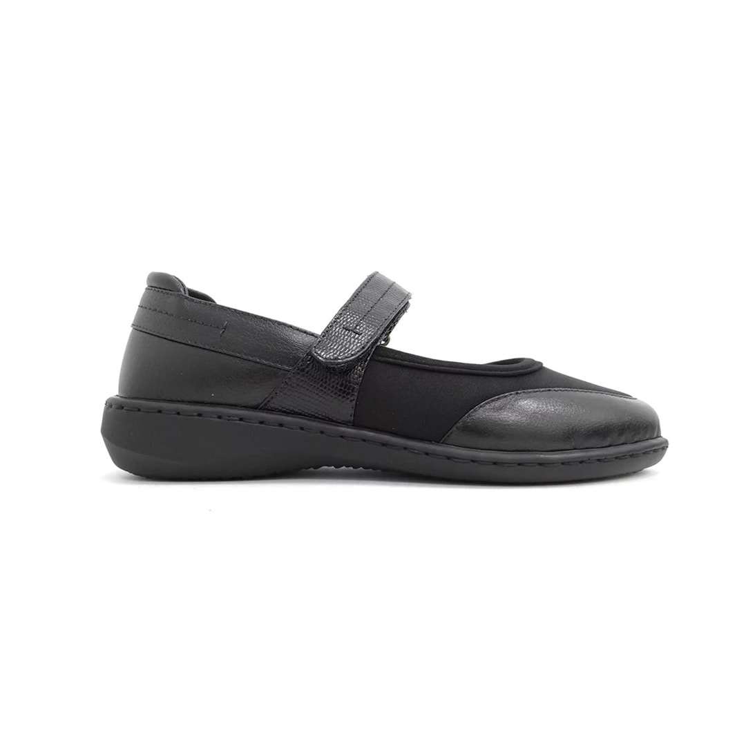 Sapato Opananken Feminino Couro Anatômico 63811 Preto