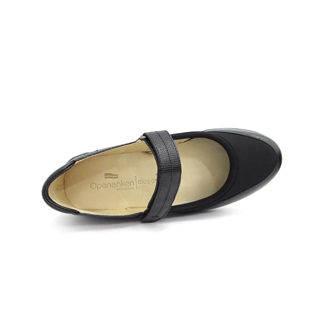 Sapato Opananken Feminino Couro Anatômico 63811 Preto