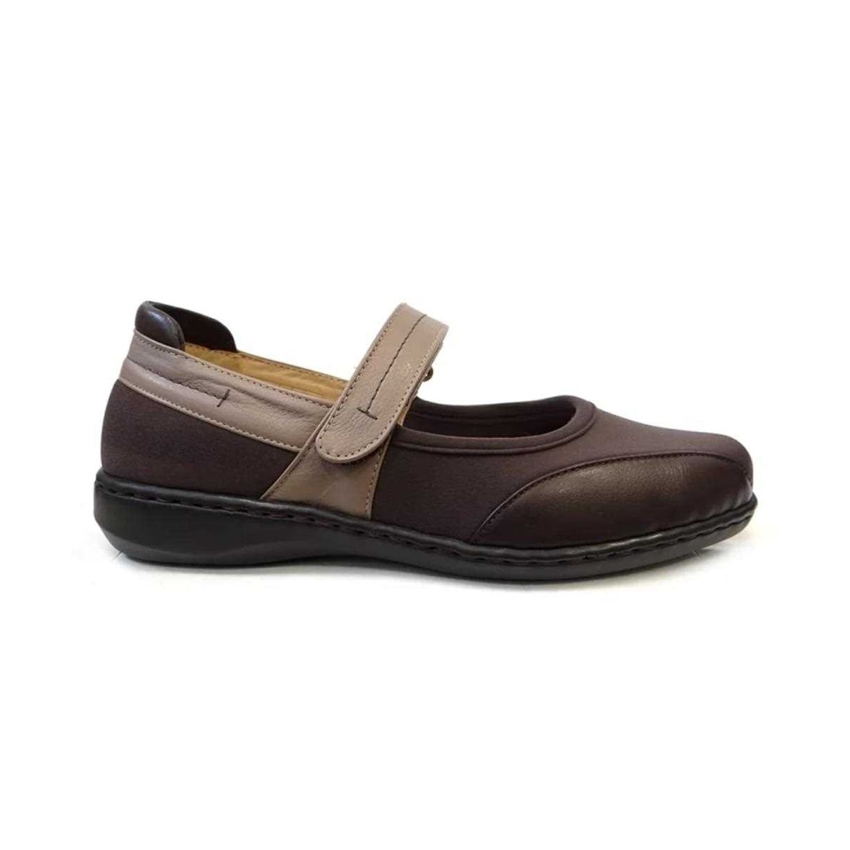 Sapato Opananken Feminino Couro Anatômico 63811 Roma Cafe/Fendi Sapato Opananken Feminino Couro Anatômico 63811 Roma Cafe/Fendi