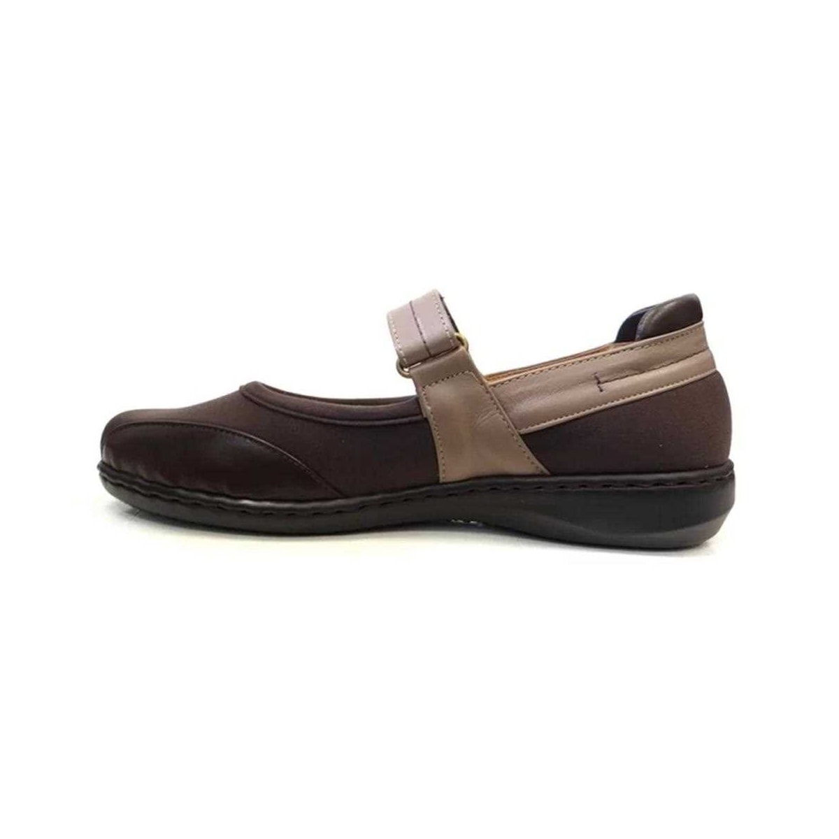 Sapato Opananken Feminino Couro Anatômico 63811 Roma Cafe/Fendi Sapato Opananken Feminino Couro Anatômico 63811 Roma Cafe/Fendi