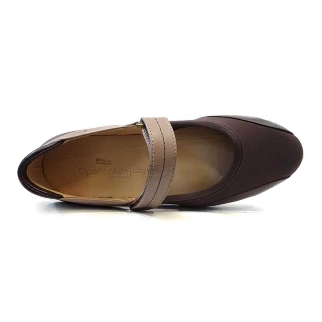 Sapato Opananken Feminino Couro Anatômico 63811 Roma Cafe/Fendi Sapato Opananken Feminino Couro Anatômico 63811 Roma Cafe/Fendi