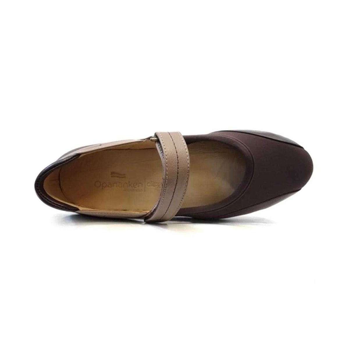 Sapato Opananken Feminino Couro Anatômico 63811 Roma Cafe/Fendi Sapato Opananken Feminino Couro Anatômico 63811 Roma Cafe/Fendi