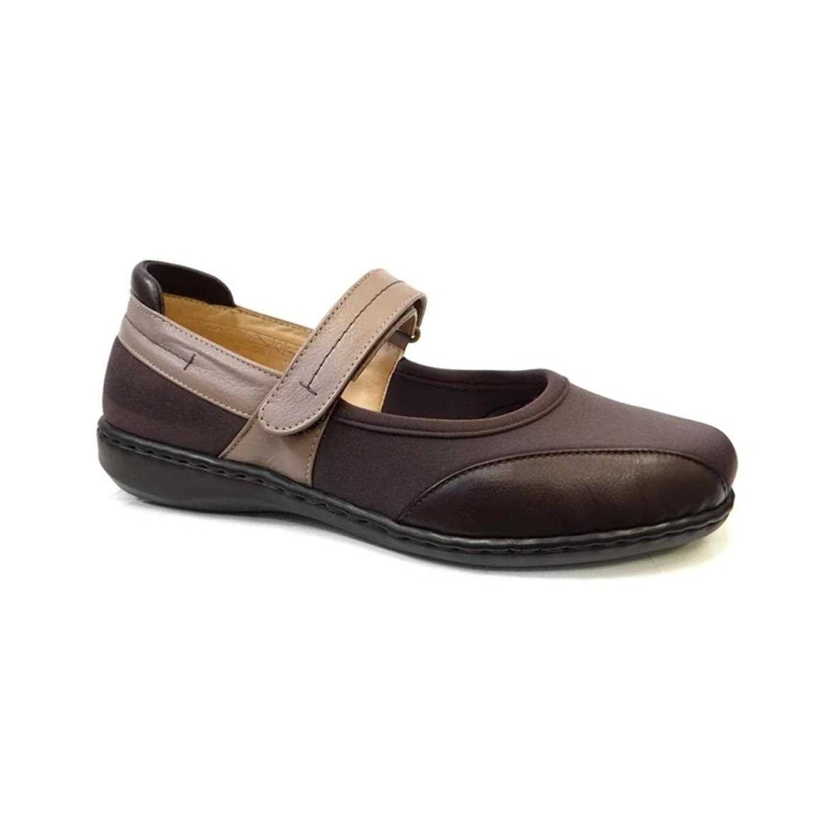 Sapato Opananken Feminino Couro Anatômico 63811 Roma Cafe/Fendi Sapato Opananken Feminino Couro Anatômico 63811 Roma Cafe/Fendi