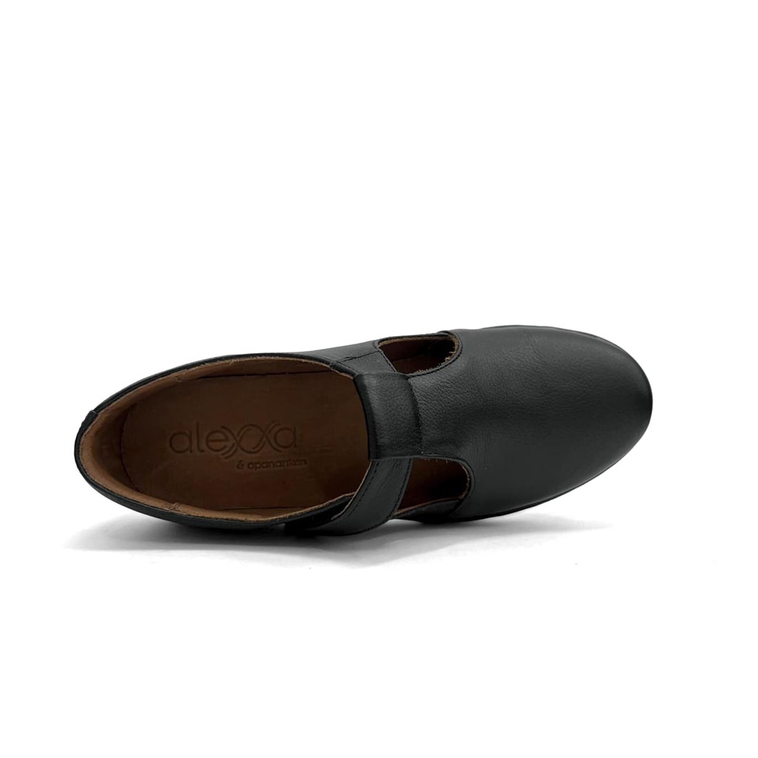 Sapato Opananken Feminino De Couro Anatomico 63810 Preto Sapato Opananken Feminino De Couro Anatomico 63810 Preto