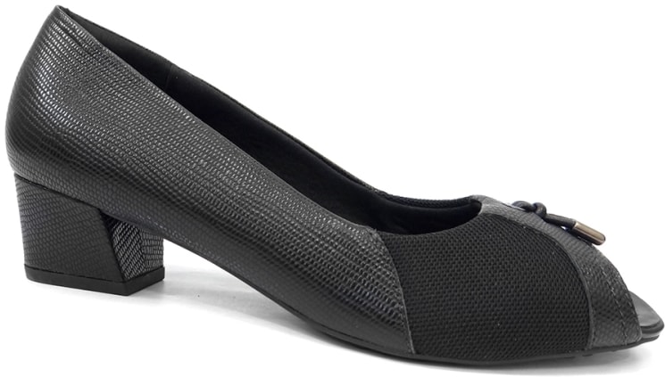 sapato salto grosso usaflex