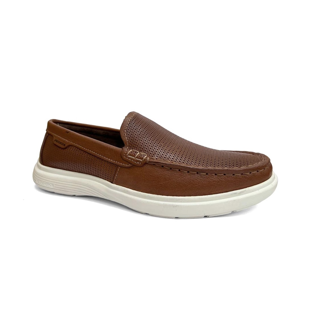 Sapato Pegada Masculino Mocassim Em Couro 142202 Pinhao