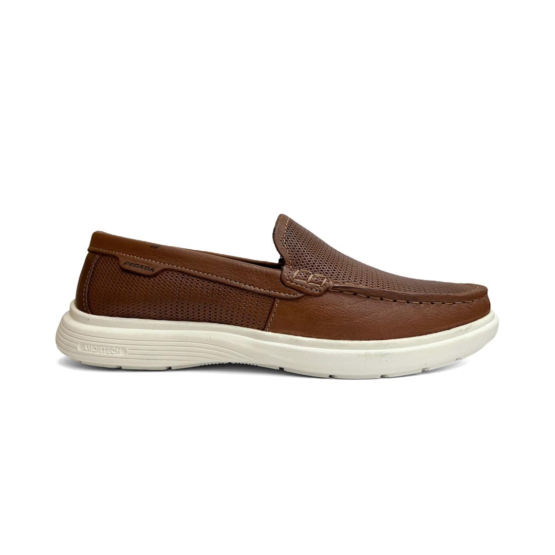 Sapato Pegada Masculino Mocassim Em Couro 142202 Pinhao