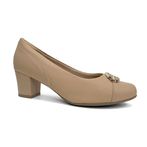 Sapato Piccadilly 110183 Nude Claro