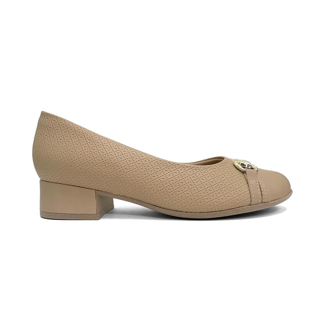 Sapato Piccadilly 145053 Nude Claro
