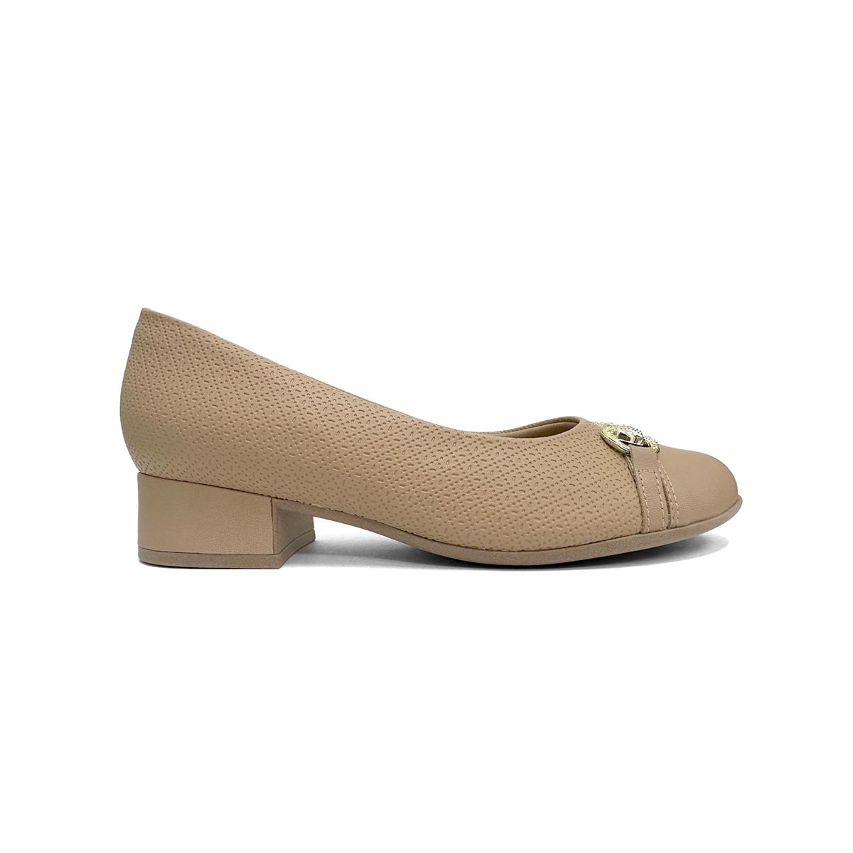 Sapato Piccadilly 145053 Nude Claro Sapato Piccadilly 145053 Nude Claro