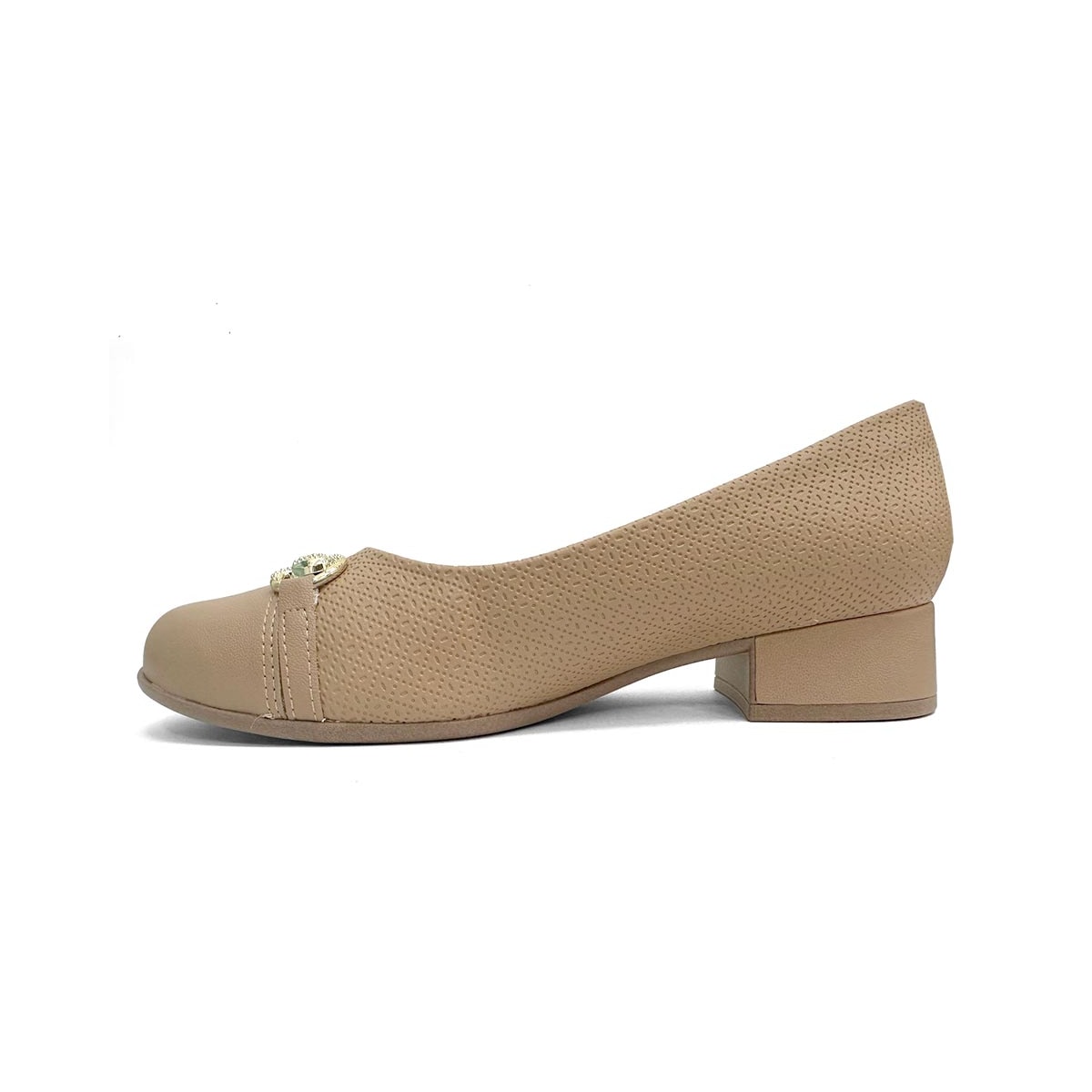 Sapato Piccadilly 145053 Nude Claro Sapato Piccadilly 145053 Nude Claro
