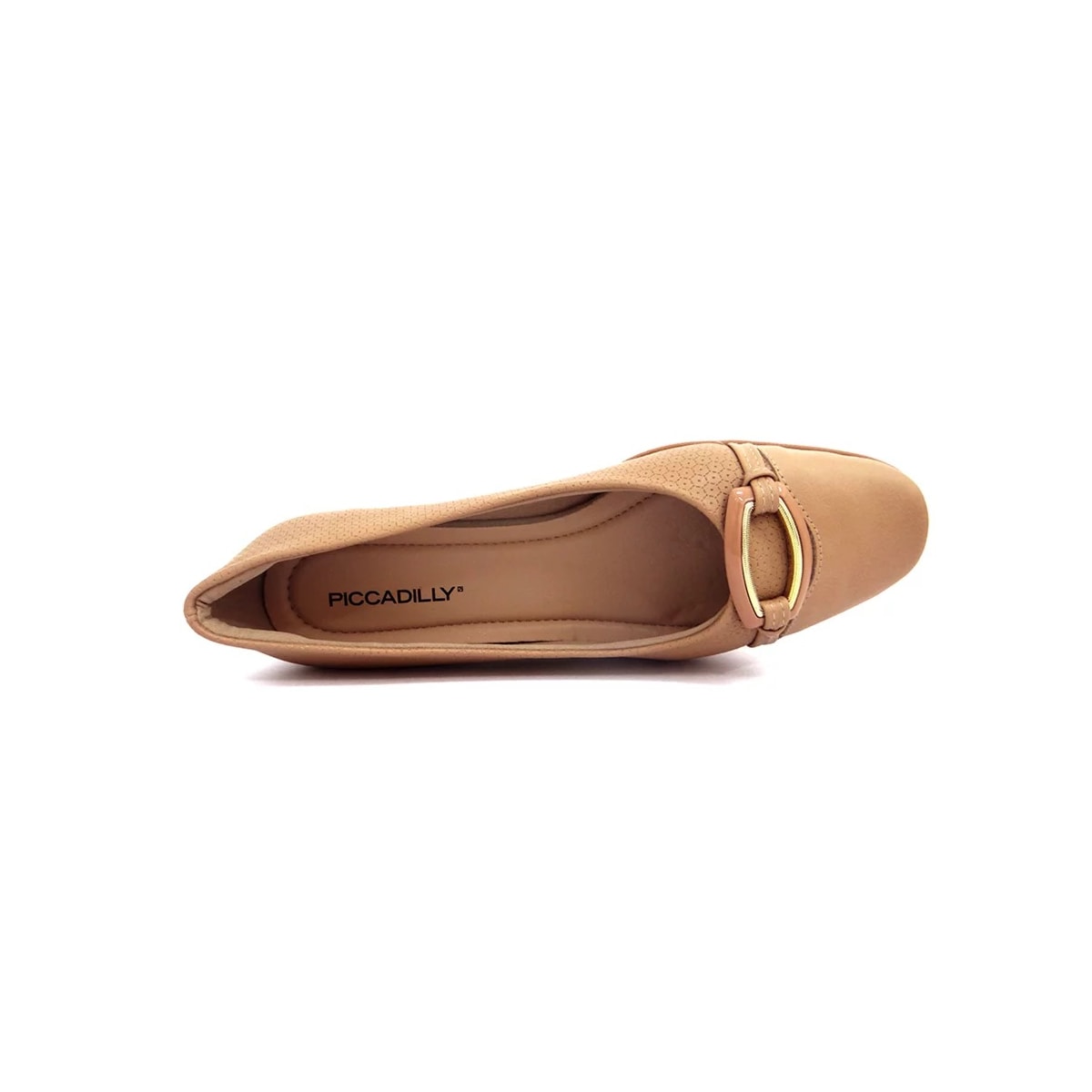 Sapato Piccadilly Anabela 143193 Nude Claro Sapato Piccadilly Anabela 143193 Nude Claro