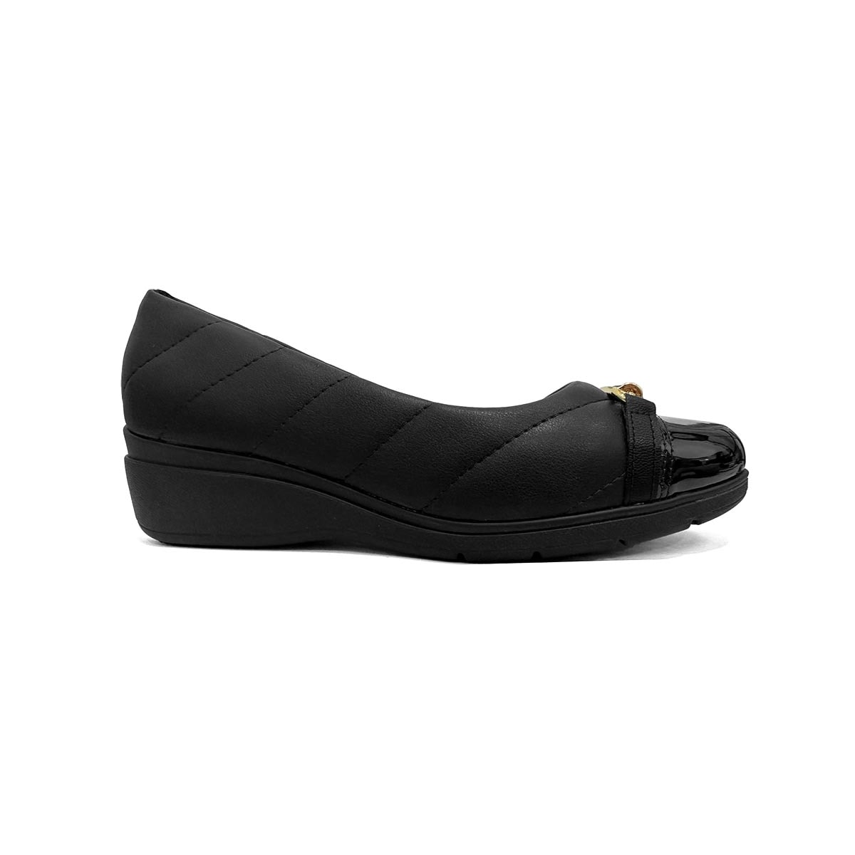 Sapato Piccadilly Anabela Conforto 117128 Preto Sapato Piccadilly Anabela Conforto 117128 Preto