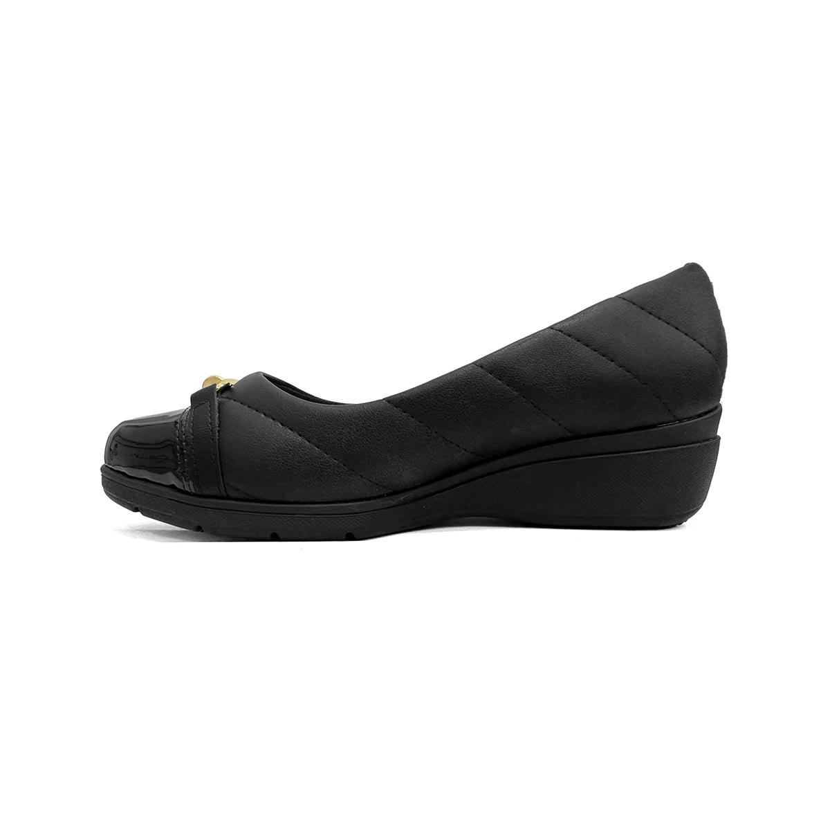 Sapato Piccadilly Anabela Conforto 117128 Preto Sapato Piccadilly Anabela Conforto 117128 Preto