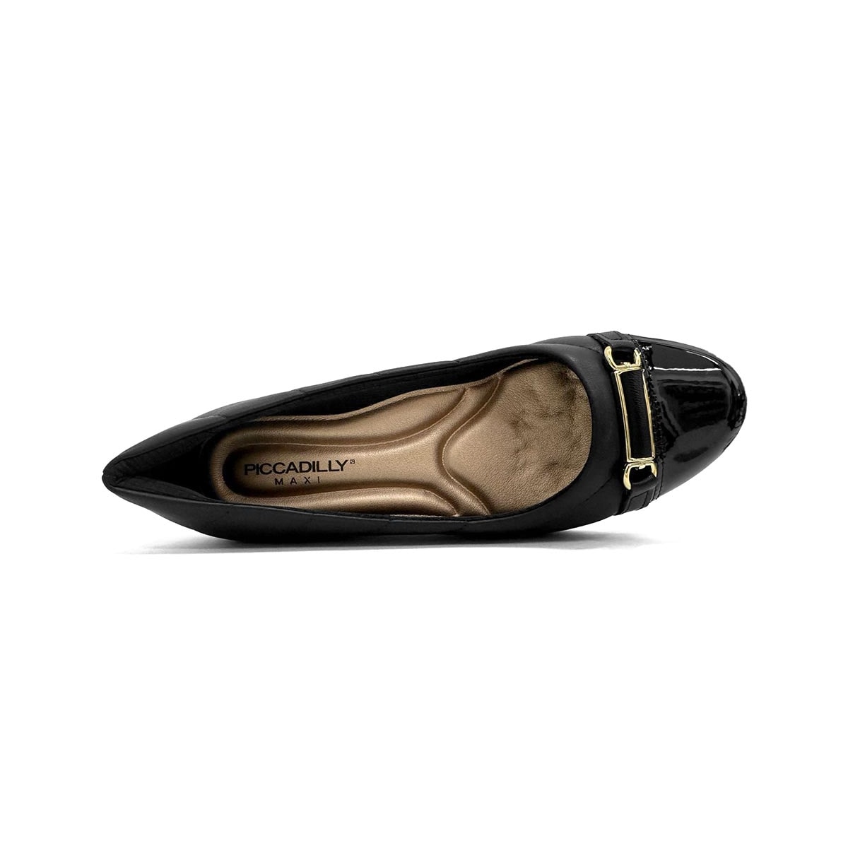 Sapato Piccadilly Anabela Conforto 117128 Preto
