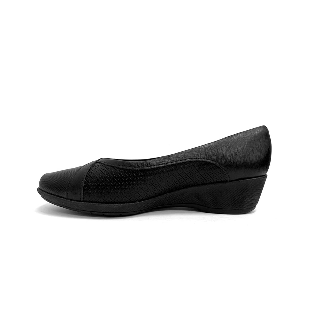 Sapato Piccadilly Anabela Conforto 143247 Preto