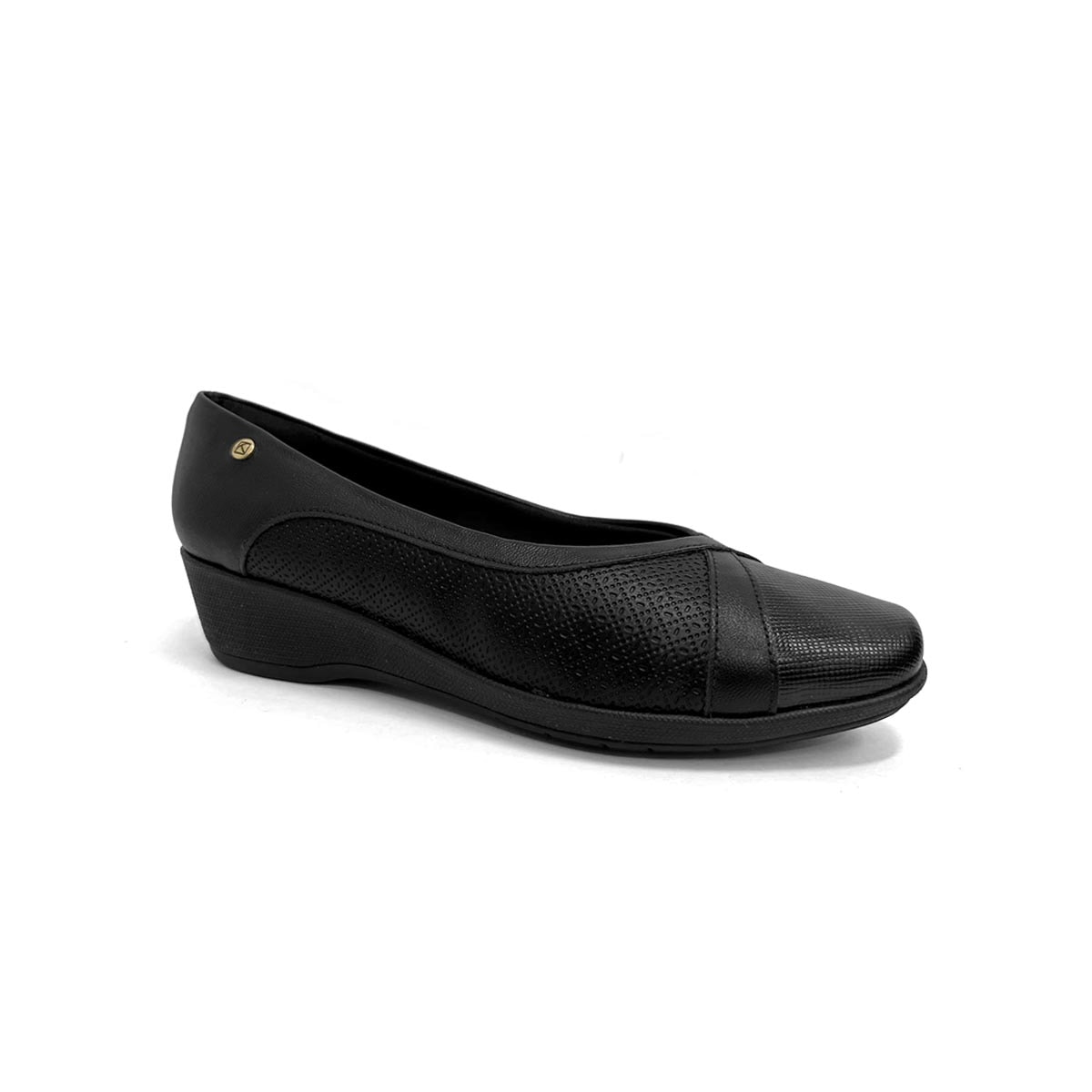 Sapato Piccadilly Anabela Conforto 143247 Preto