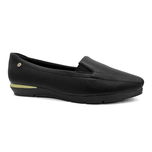 Sapato Piccadilly Anabela Conforto 147322 Preto