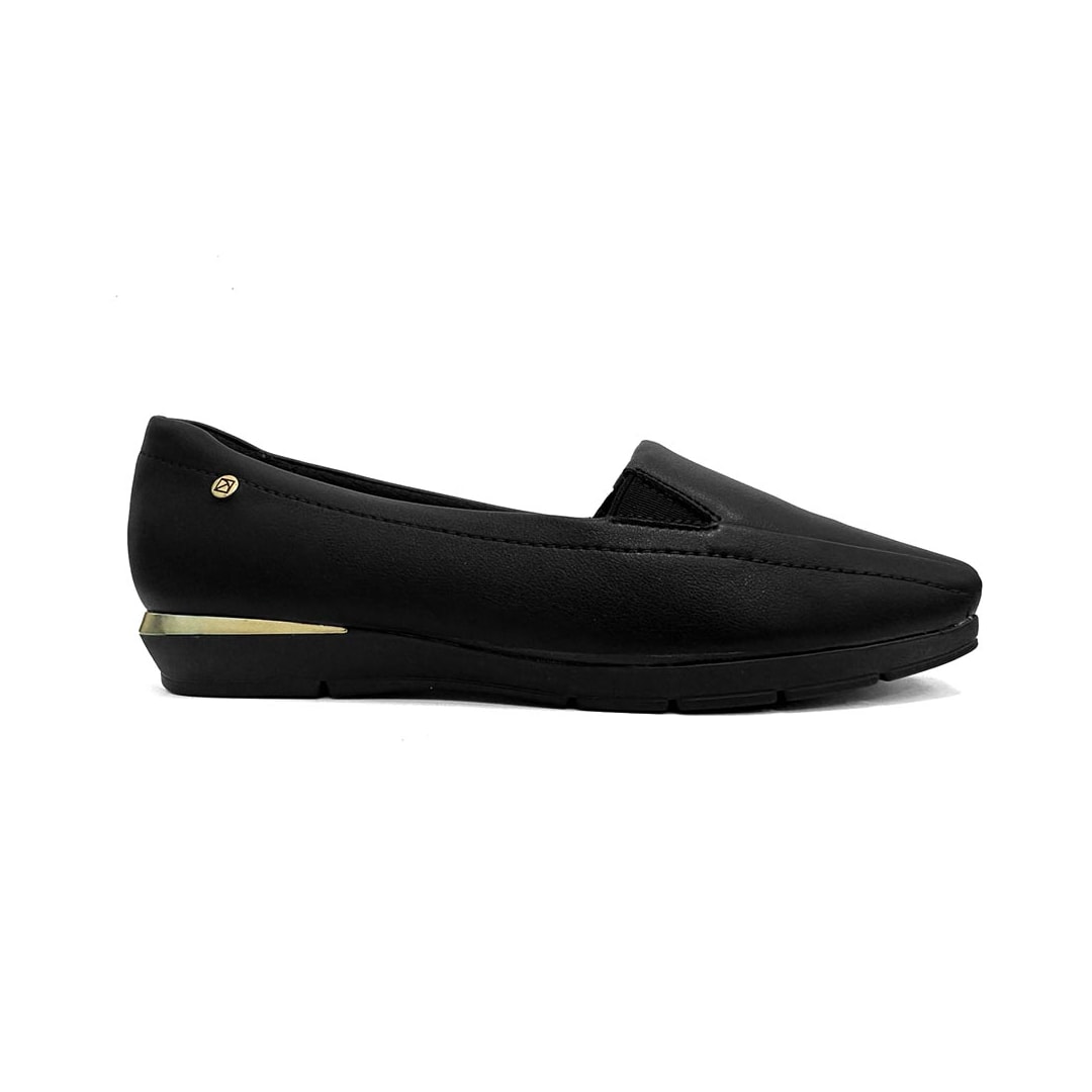 Sapato Piccadilly Anabela Conforto 147322 Preto